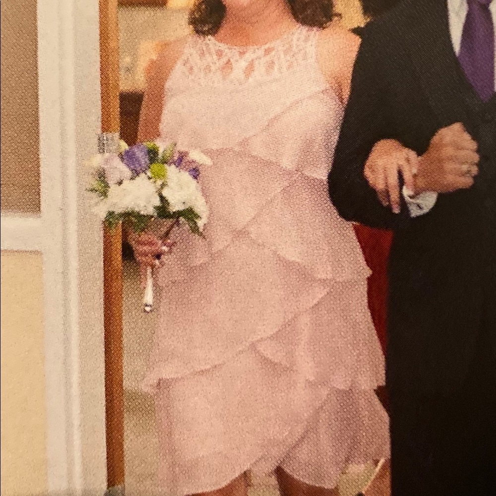 Blush colored dress